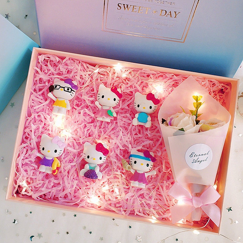 Ba Lô Đi Bộ Hình Hello Kitty Cho Bé Gái 10 Tuổi