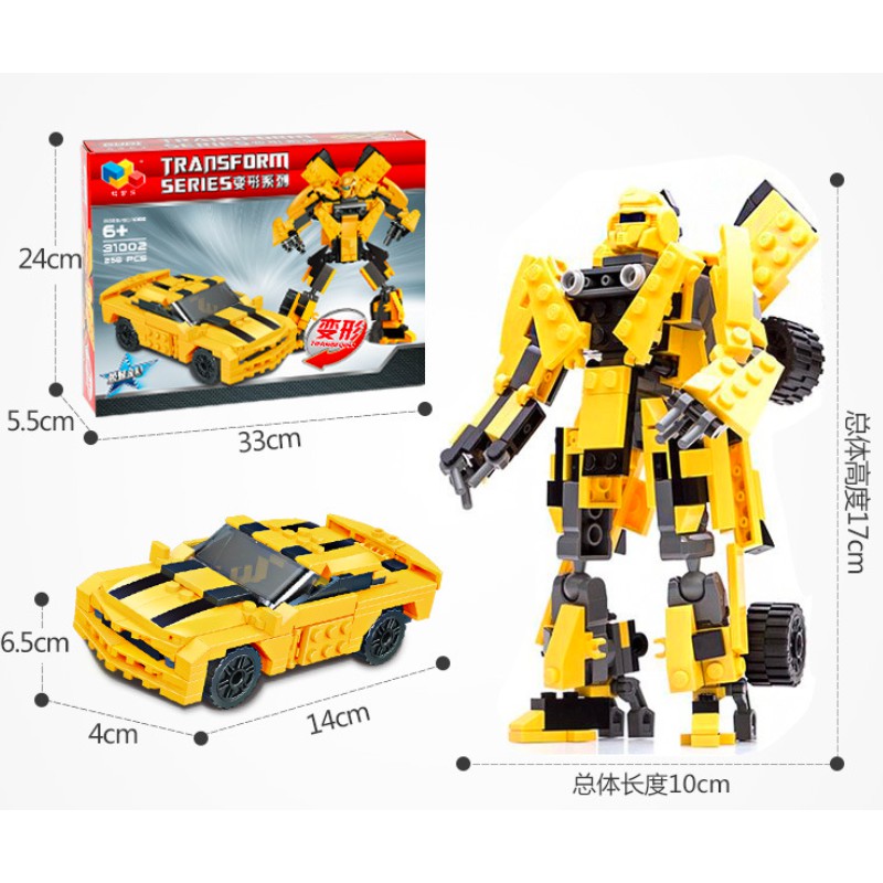 ĐỒ CHƠI LẮP RÁP MÔ HÌNH ROBOT BUMBLEBEE TRANSFORMER