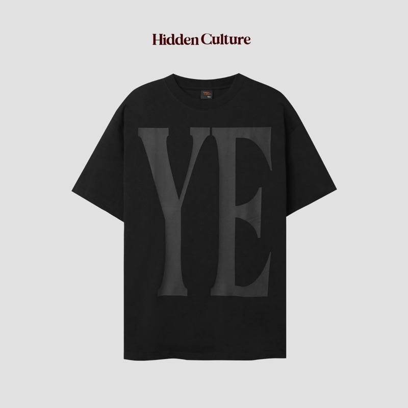 Áo Thun Hidden Culture - YE T-SHIRT - Black