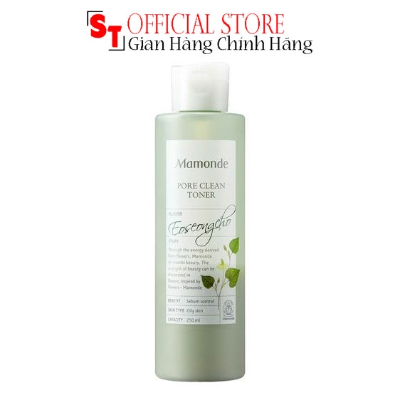 Nước Hoa Hồng Mamonde Toner Diếp Cá Màu Xanh Cho Da Dầu Mụn