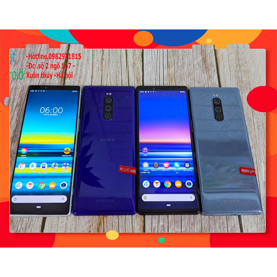 Điện thoại sony xperia 1 màn hình 4k bản 6/128 hoặc 6/64 đủ màu zin áp đẹp - Chat android | WebRaoVat - webraovat.net.vn