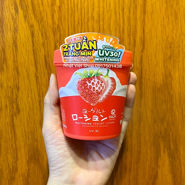 Kem Lotion Dưỡng Thể Trắng Da Yogurt Trái Cây Hasi Whitening Yogurt Lotion UV 30 | BigBuy360 - bigbuy360.vn