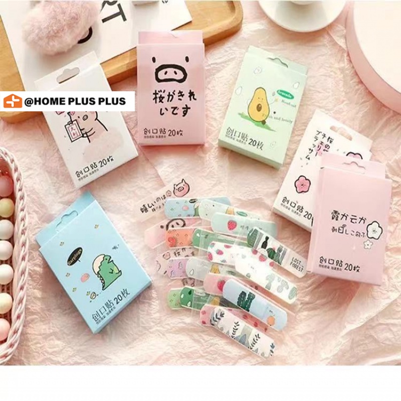 Băng Keo Cá Nhân Chống Nước Thoáng Khí In Họa Tiết Xinh Xắn