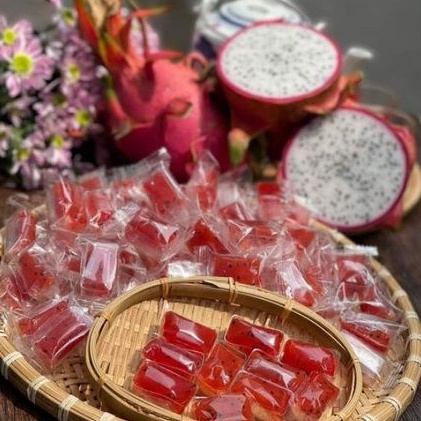 Mứt thanh long dẻo viên 1kg