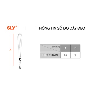 Dây đeo thẻ SLY Solid Keychain