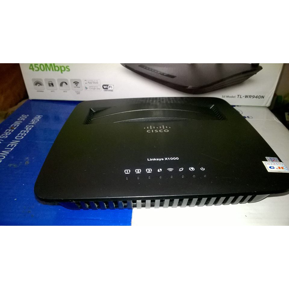 Thiết bị  Router Wifi Linksys Cisco X1000 đã qua sử dụng