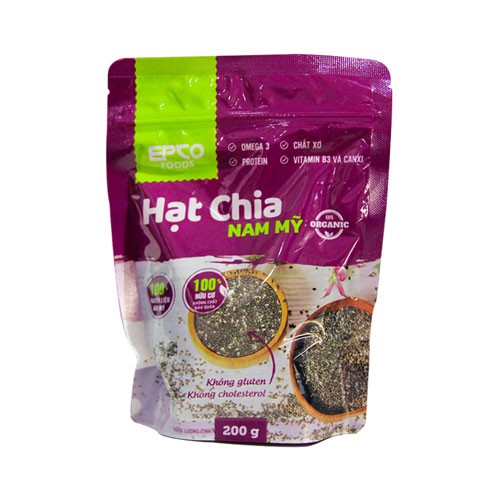 HẠT CHIA NAM MỸ EPCO FOODS 200G