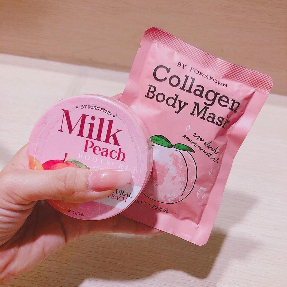 Ủ Trắng Da Body Trái Đào Thái Lan