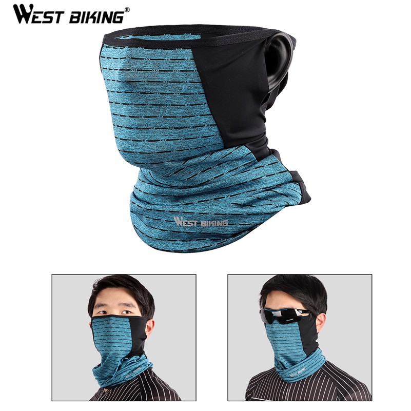 Khẩu Trang WEST BIKING Nửa Mặt Chất Liệu Lụa Băng Kháng Mồ Hồi Thời Trang Mùa Hè