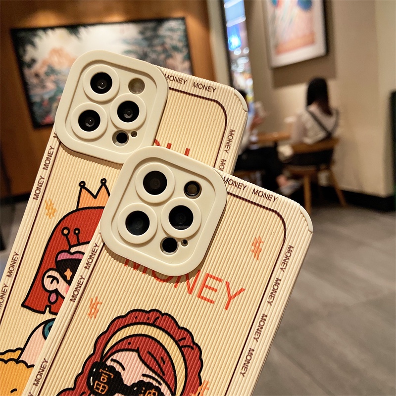 Ốp điện thoại hình cô gái xinh xắn cho iPhone 6 7 8 X XS XR XSMAX 11 12 13 Plus Pro Max Mini