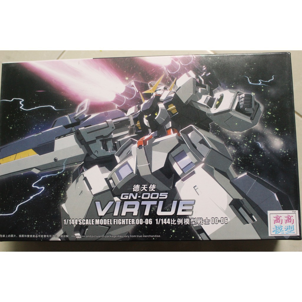 Mô Hình Gundam TT Hongli HG 06 GN-005 Virtue 1/144 Gundam 00 [3GD]