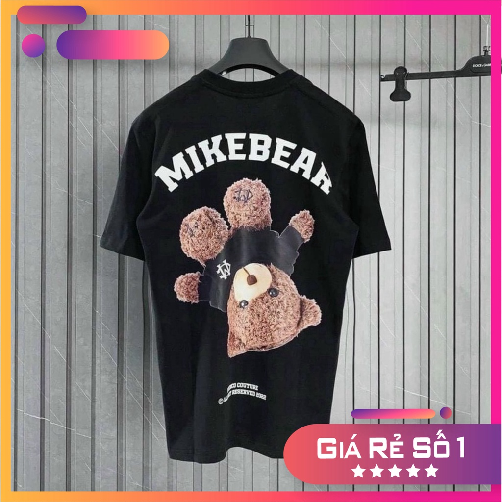Áo Mikenco Mikebear tshirt phông nam nữ cao cấp, Áo thun Mikenko chính hãng auth in gấu 5D sành điệu hottrend MK5 Rẻ Nhấ