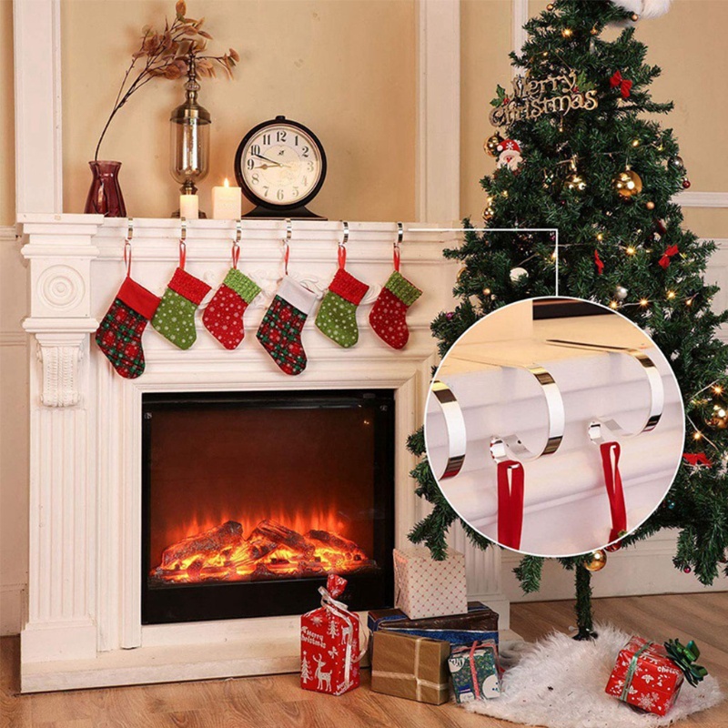 Móc Treo Vớ Giáng Sinh Bằng Kim Loại An Toàn