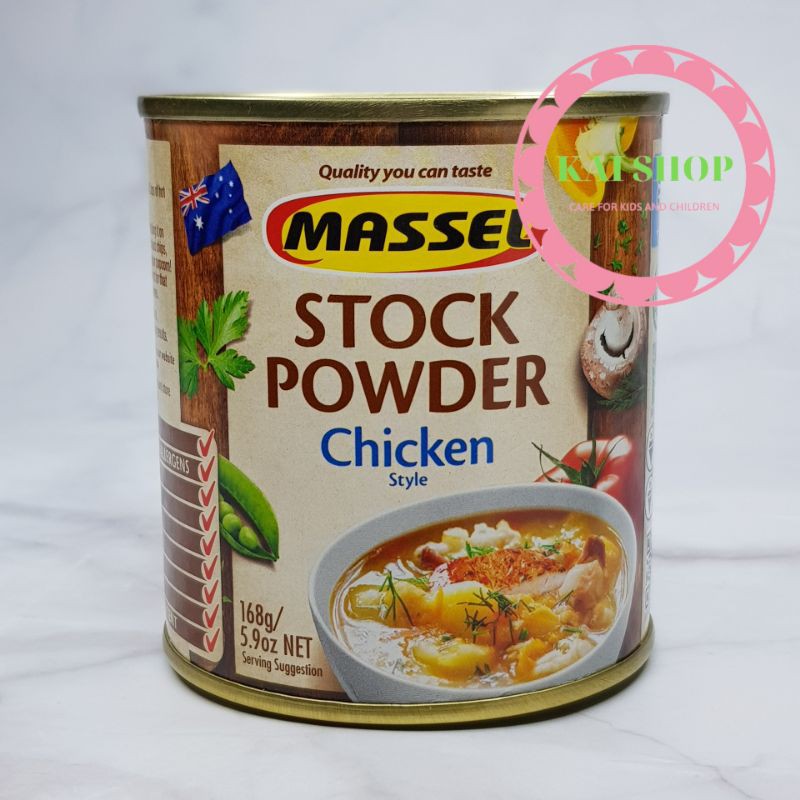 BỘT NÊM MASSEL STOCK POWDER 168GR CỦA ÚC