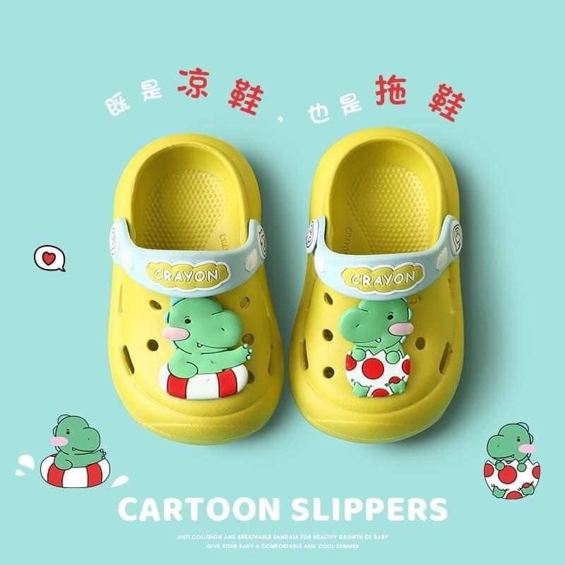 Dép Sục CRAYON Hàn Cho Bé