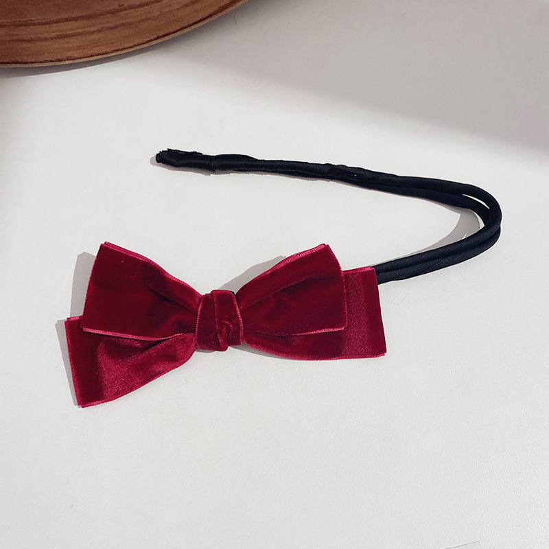 Dây buộc tóc đính nơ đáng yêu dành cho bạn nữ