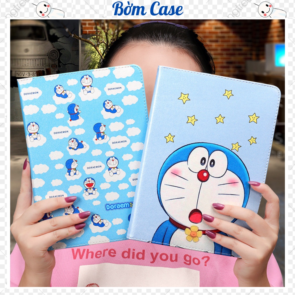 Bao da ipad Ngắm sao Doraemon cute ốp ipad Gen 9,8,7,6,5 - Air 1,2,3 - Pro10.5 - Mini 1,2,3,4,5...BỜM CASE