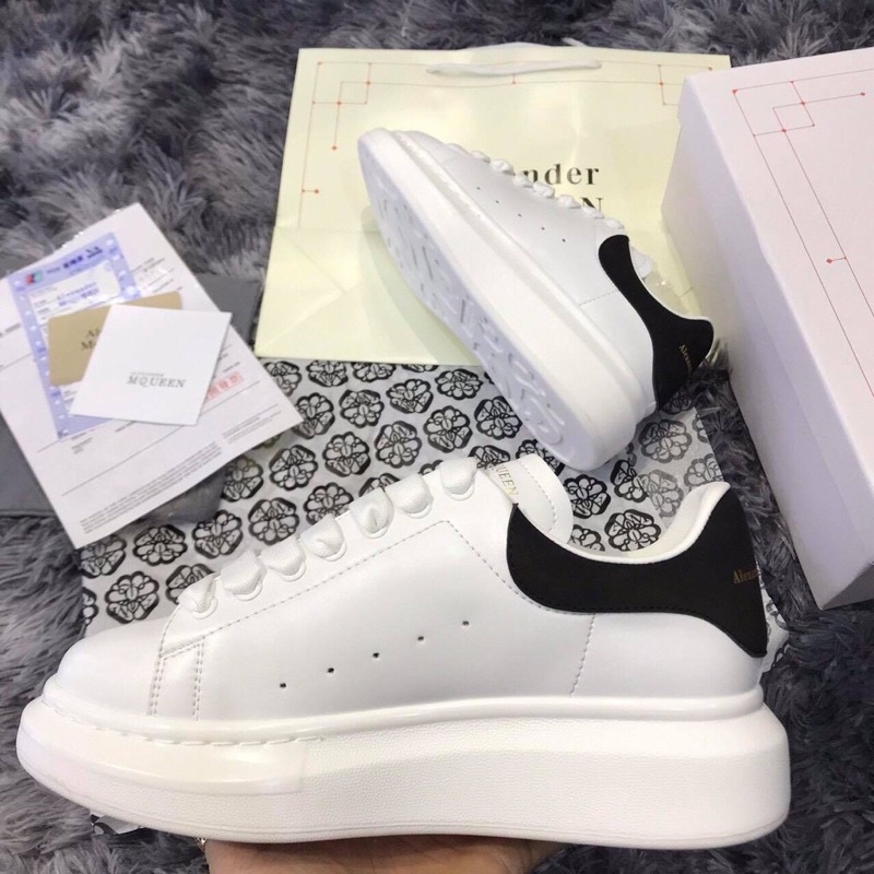 🎁❌ Giày thể Thao McQueen, Giày McQueen Bản Dây Lụa Hàng Full Box Bill