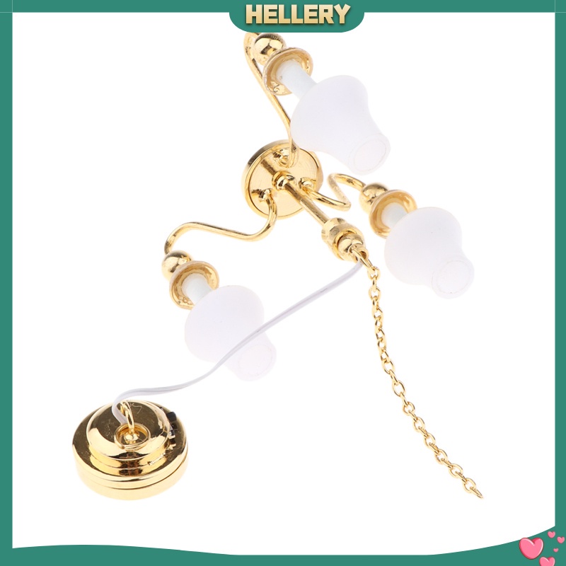 Mô Hình Đèn Trần 3-Arm Mini Tỉ Lệ 1: 12 Trang Trí Nhà Búp Bê