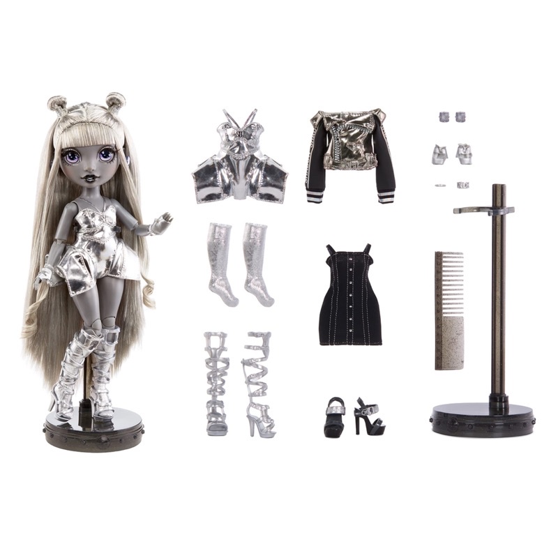 Búp bê Rainbow High Shadow, Luna Madison, búp bê 28cm