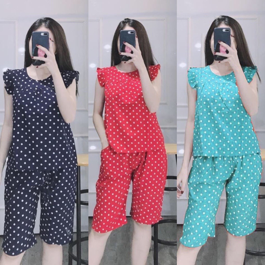 ĐỒ BỘ NỮ [SIÊU GIẢM] ♥MUA 2 FREE SHIP♥ ĐỒ BỘ TÔN MẶC NHÀ, CÓ SIZE 40-70KG - TL01