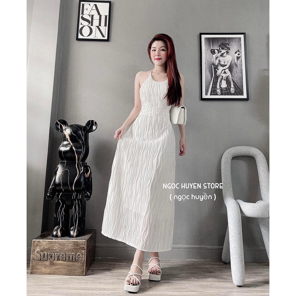 Váy hở vai lưng xốp siêu hot hit