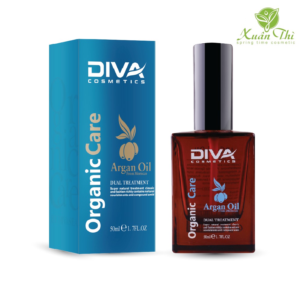 Tinh Dầu DIVA Argan Oil 50ml - Bảo vệ, phục hồi, nuôi dưỡng tóc và da từ sâu bên trong - abella