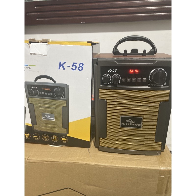 Loa kiomic k58/59 tặng 1 mic không dây