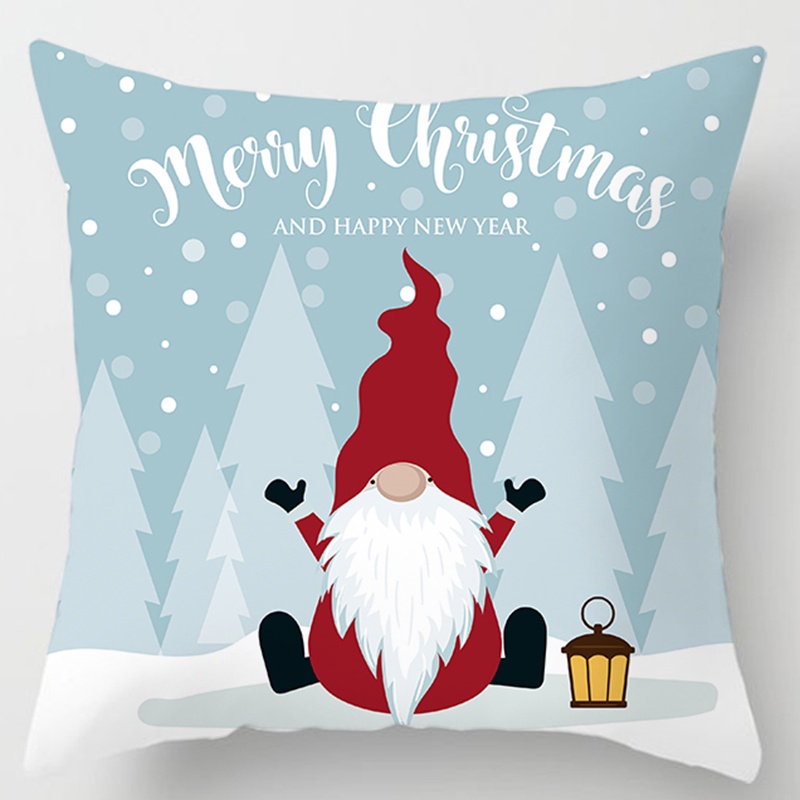 Christmas pattern pillow case sofa bed cushion cover home decoration