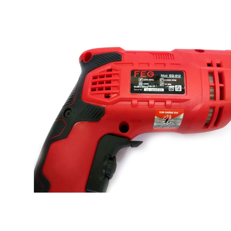 Máy Khoan 10mm 400W FEG EG-512 - HÀNG CHÍNH HÃNG