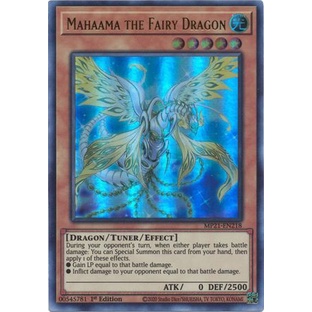 Thẻ bài Yugioh - TCG - Mahaama the Fairy Dragon / MP21-EN218'