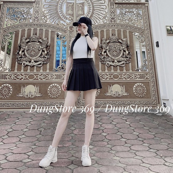 Chân Váy Chữ A Xếp Ly Lưng Cao Thời Trang Cao Cấp Freeship,Chân Váy Tennis Xếp Ly Phong Cách Cá Tính Siêu Xinh Hè 2021