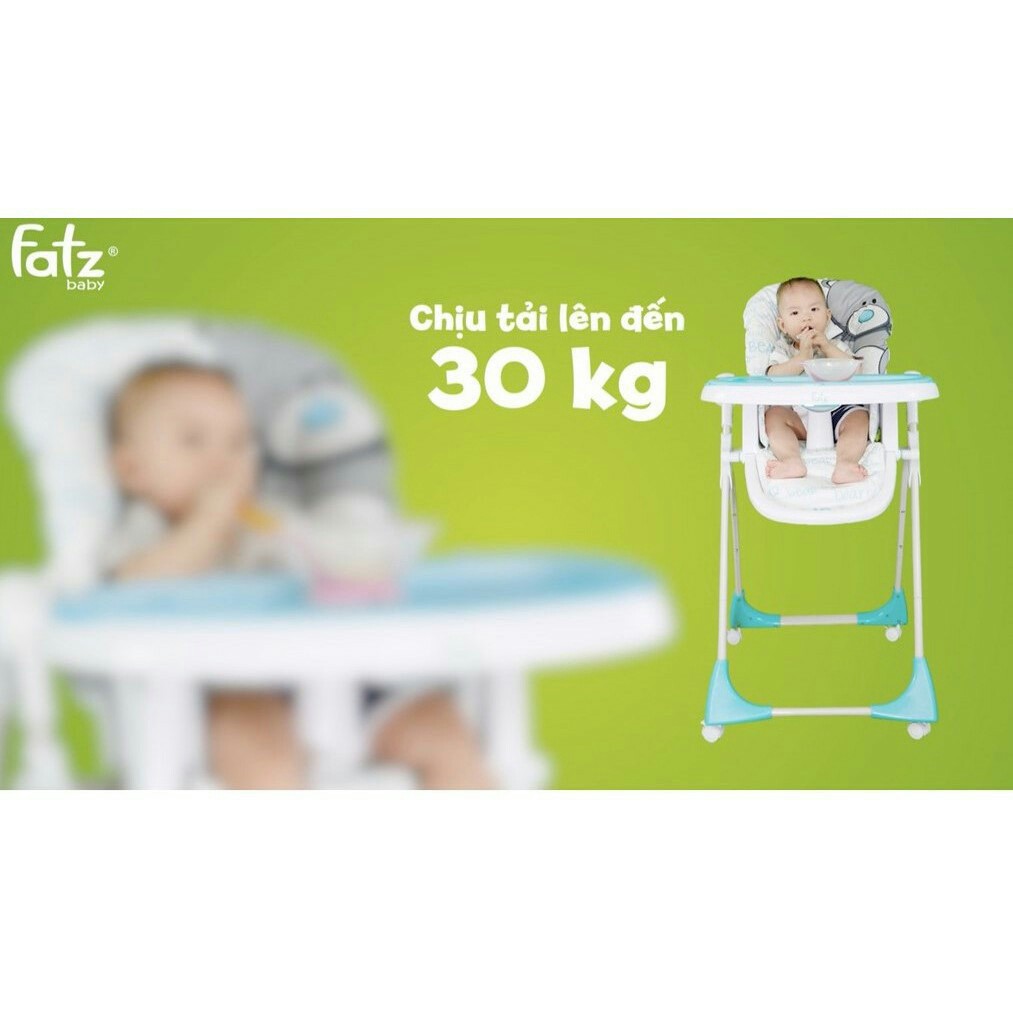 Ghế cao ăn dặm cho bé Fatz baby FB7202B Hàn Quốc cho bé từ 6 tháng đến 3 tuối - tải trọng 30kg