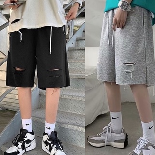 Quần short thun rách