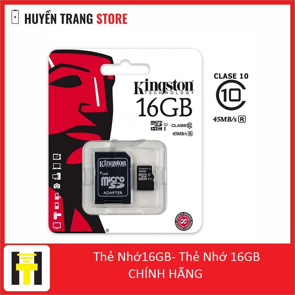 Thẻ Nhớ16GB- Thẻ Nhớ 16GB