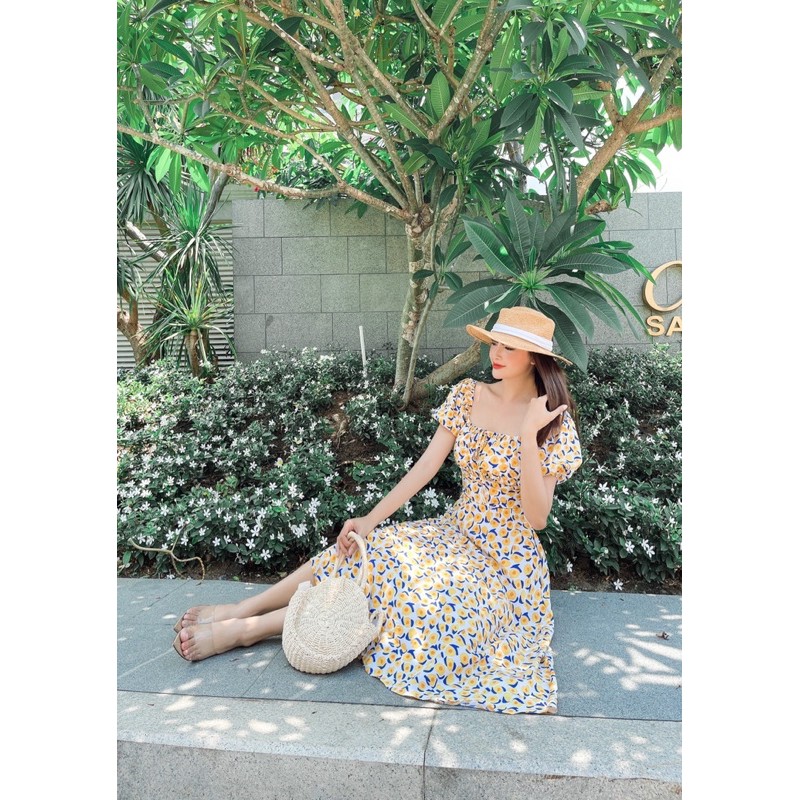 [HÀNG THIẾT KẾ CAO CẤP LOẠI 1, kèm ảnh thật ]VÁY HOA TIỂU THƯ BÁNH BÈO | BigBuy360 - bigbuy360.vn