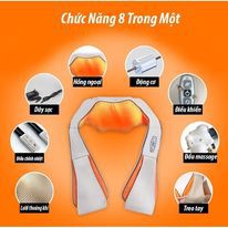 ⚡ Đai massage toàn thân, Đai massage vai, cổ, gáy, lưng hồng ngoại SheetSheel xoa bóp giảm đau hiệu quả thư giãn tại nhà