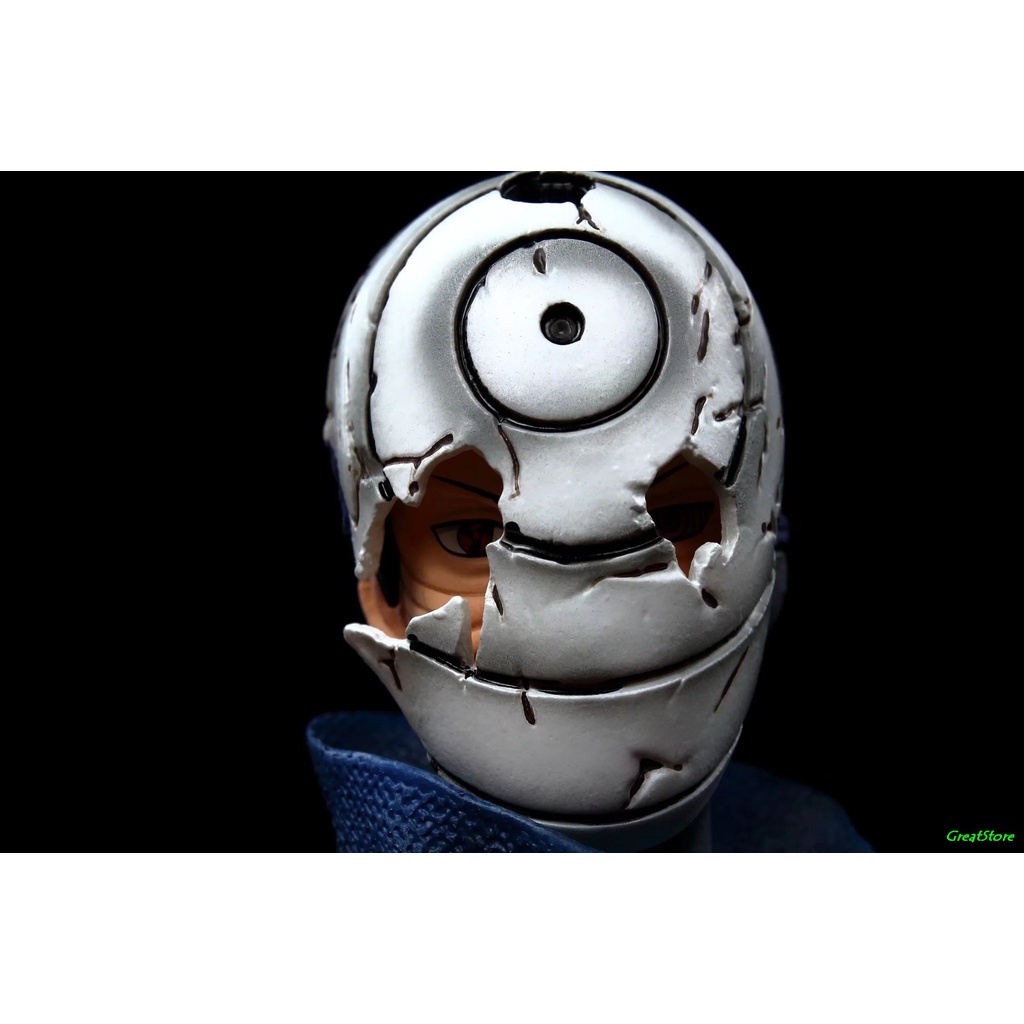 Mô hình tượng bán thân Uchiha Madara và Uchiha Obito trong Anime Naruto 16cm