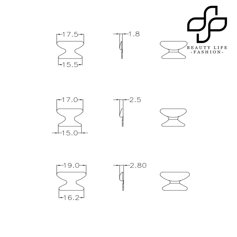 Miếng đệm mũi chống trượt gắn kính mắt bằng Silicon tiện lợi