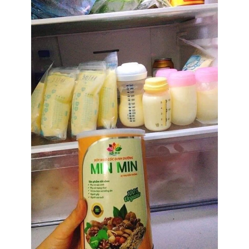 SALE COM BO 2 hộp ngũ cốc Min Min giá chỉ 360k/ Ngũ cốc lợi sữa
