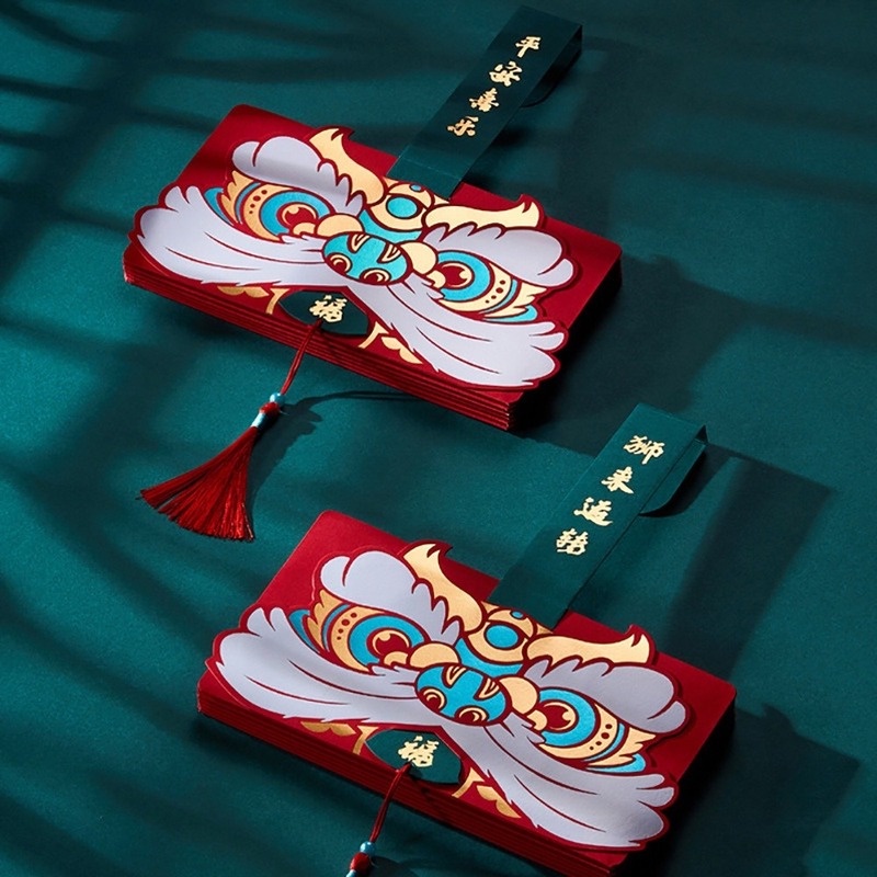 6/10 Bao lì xì màu đỏ thiết kế sáng tạo tiện dụng