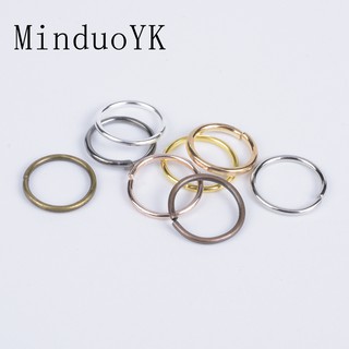 200pcs/bag 4 5 6 8 10 mm OPen Jump Rings Silver/Gold/Bronze Split Rings Connectors For Diy Jewelry Finding Making Bulk