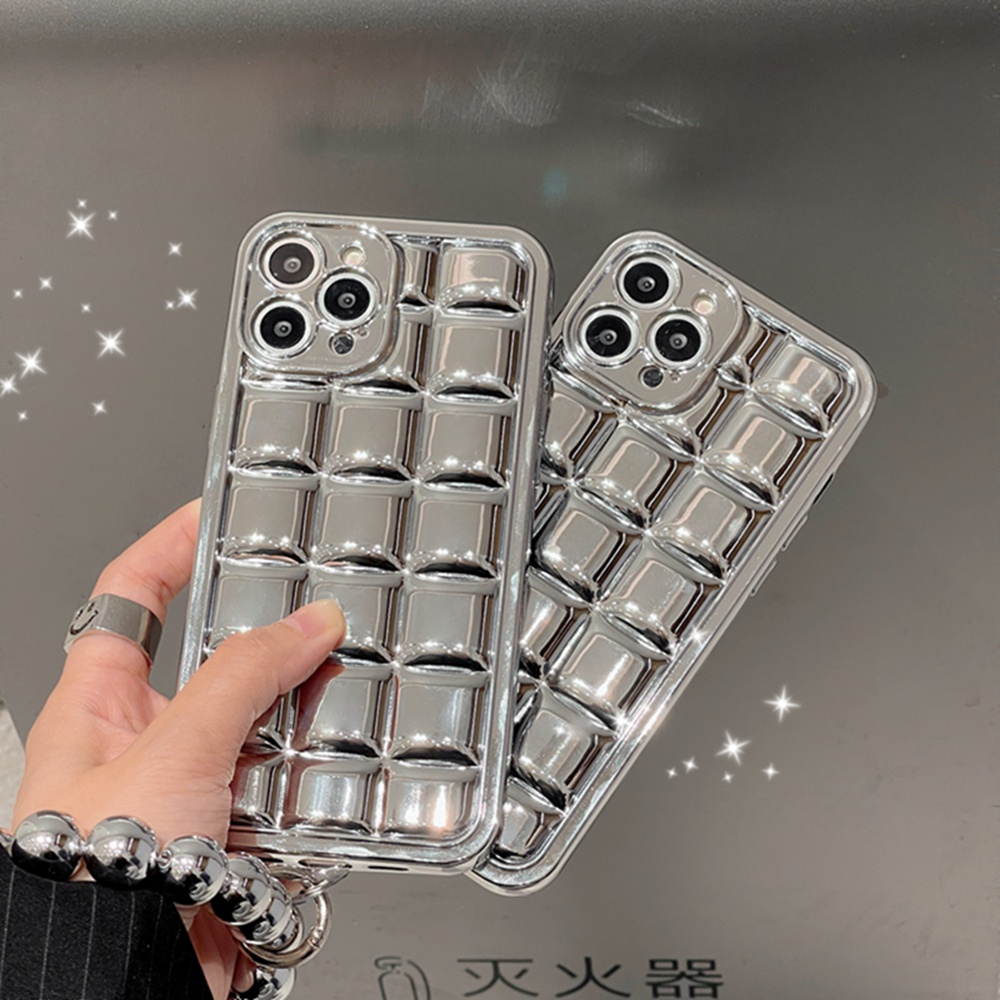 Ốp Điện Thoại Vuông Mạ Điện Chống Rơi Cho iPhone 14 Pro Max 14 Plus 14 Pro 13 Pro Max 12 Pro Max 11 XsMax Xr