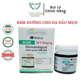 [HÀNG NGA]Kem Dưỡng Da Bielenda Dr. Medica Anti-acne Dermatological 50ml Giúp Giảm Dầu Mụn, Sáng Da Mờ Thâm, Dưỡng Ẩm Da