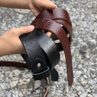 Thắt Lưng Nam Da Bò Thật 100% Đốt Không Cháy (Khóa Cài Khuy BASIC)