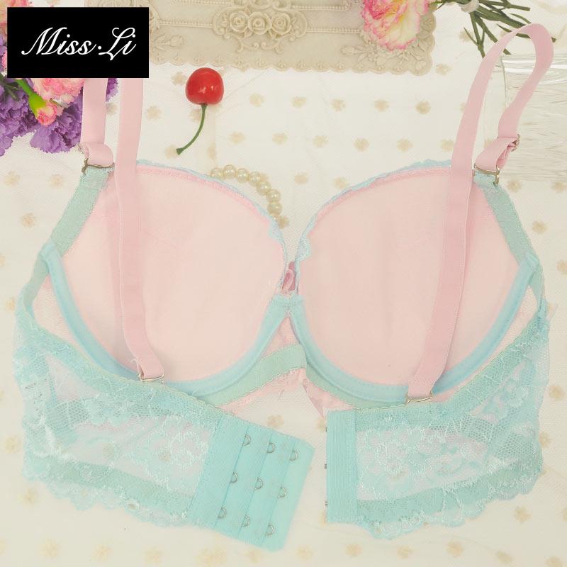 Bộ Đồ Lót Phối Ren Có Gọng Thép Thời Trang Nhật Hàn Dành Cho Nữ