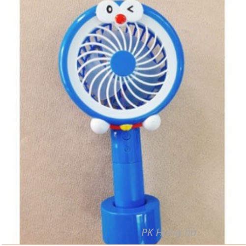 quạt sạc tích điện Doremon cầm tay Mini Fan không có đèn