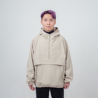 Áo Hoodie Khaki (Khaki Half-Zip Hoodie)
