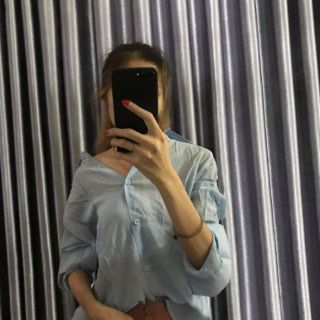 Khoác sơ mi voan mỏng 2020