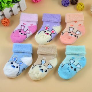 Sét 3 đôi tất xù trẻ em 0-1 tuổi